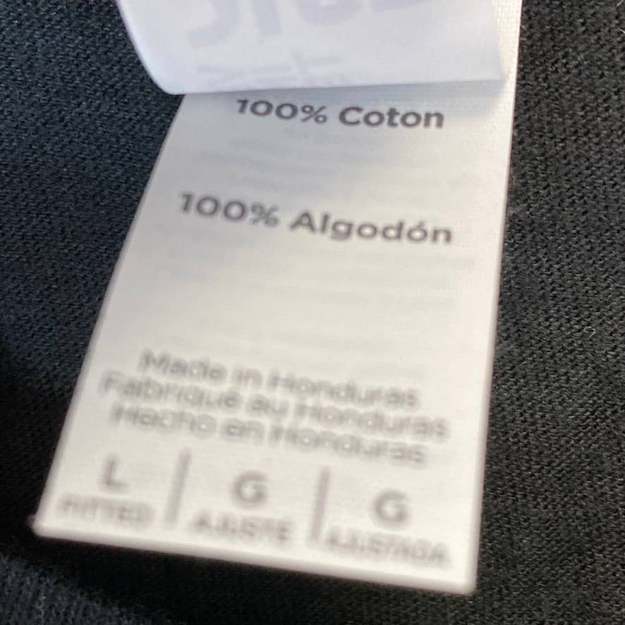 DISTRICT Women's Black Crazy Little Thing Called Love Heart Logo Crewneck T-Shirt SZ L