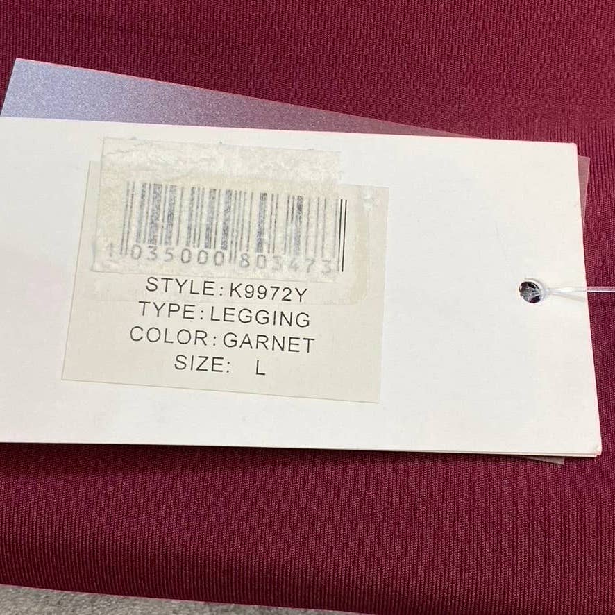 PRO-FIT Activewear Garnet Lightweight High-Waist Pull-On Leggings SZ L