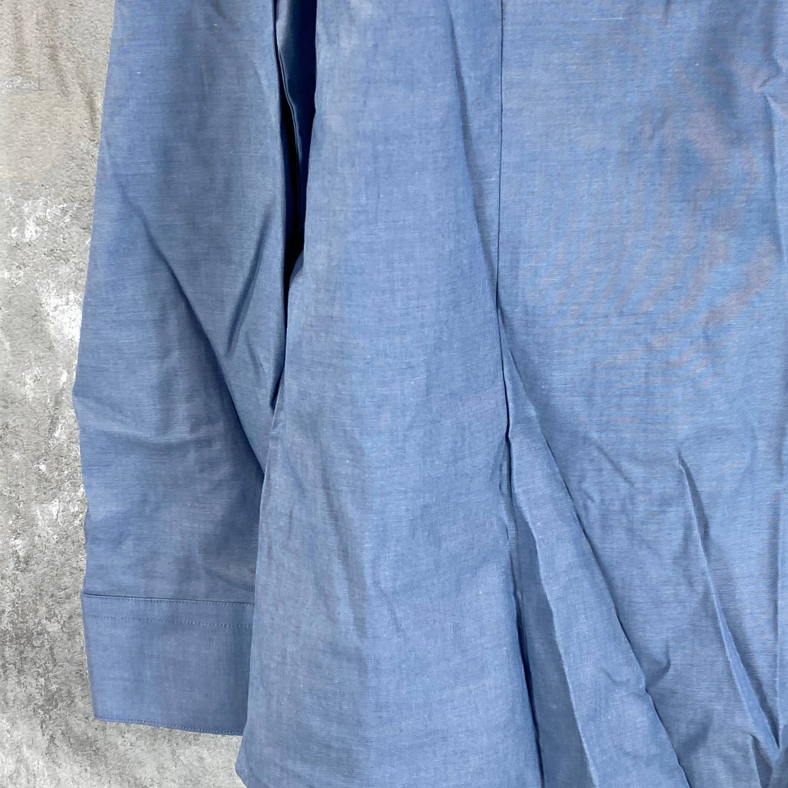 BAR III Men's LT Indigo Chambray Slim-Fit Stretch Button-Up Shirt SZ XL