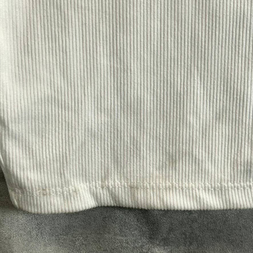 ULTRA FLIRT Juniors' White Butterfly Graphic Short-Sleeve Bodycon Polo Dress