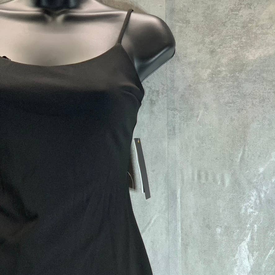 CITY STUDIO Juniors' Black Chain-Fringe Trim Sleeveless Bodycon Mini Dress SZ 5