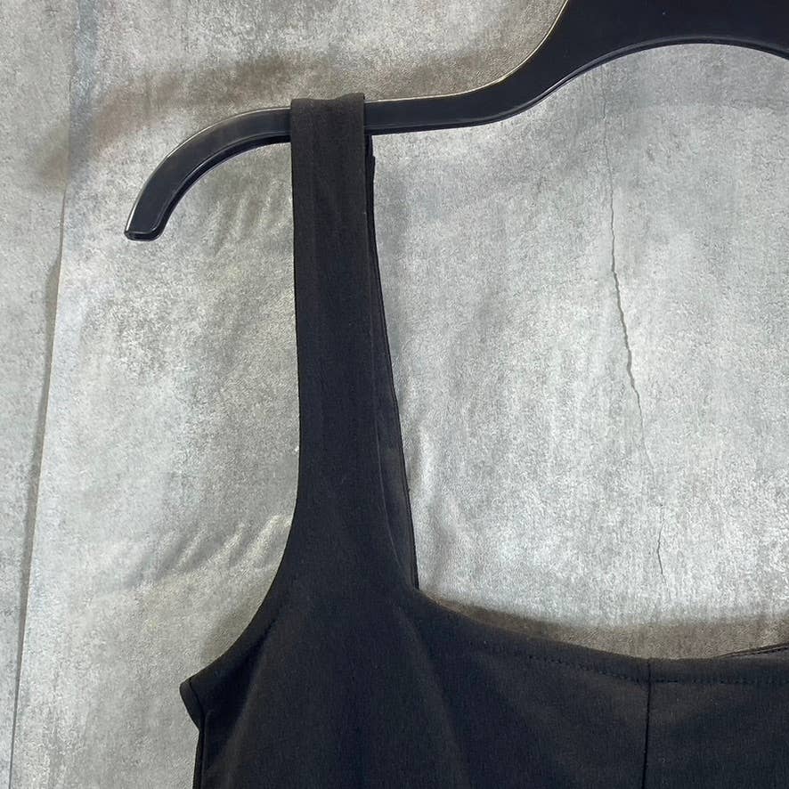 SPEECHLESS Juniors' Black Square-Neck Pullover Bodycon Knee-Length Dress SZ S