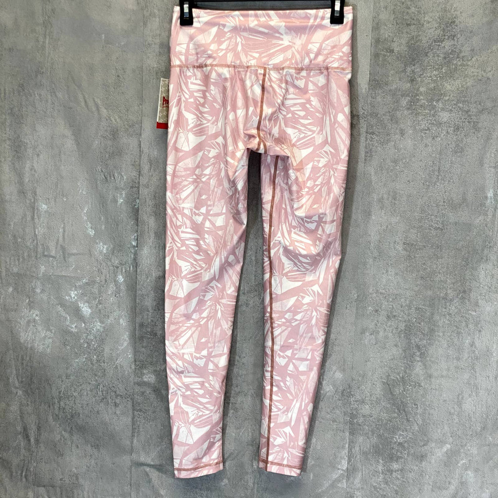 PRO-FIT Activewear Women's Pink Wave High-Rise Lightweight Pull-On Leggings SZ S