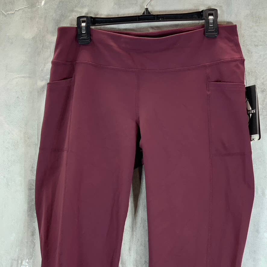 SKECHERS Women's Winetasting Gowalk High-Rise Pull-On Pants SZ L