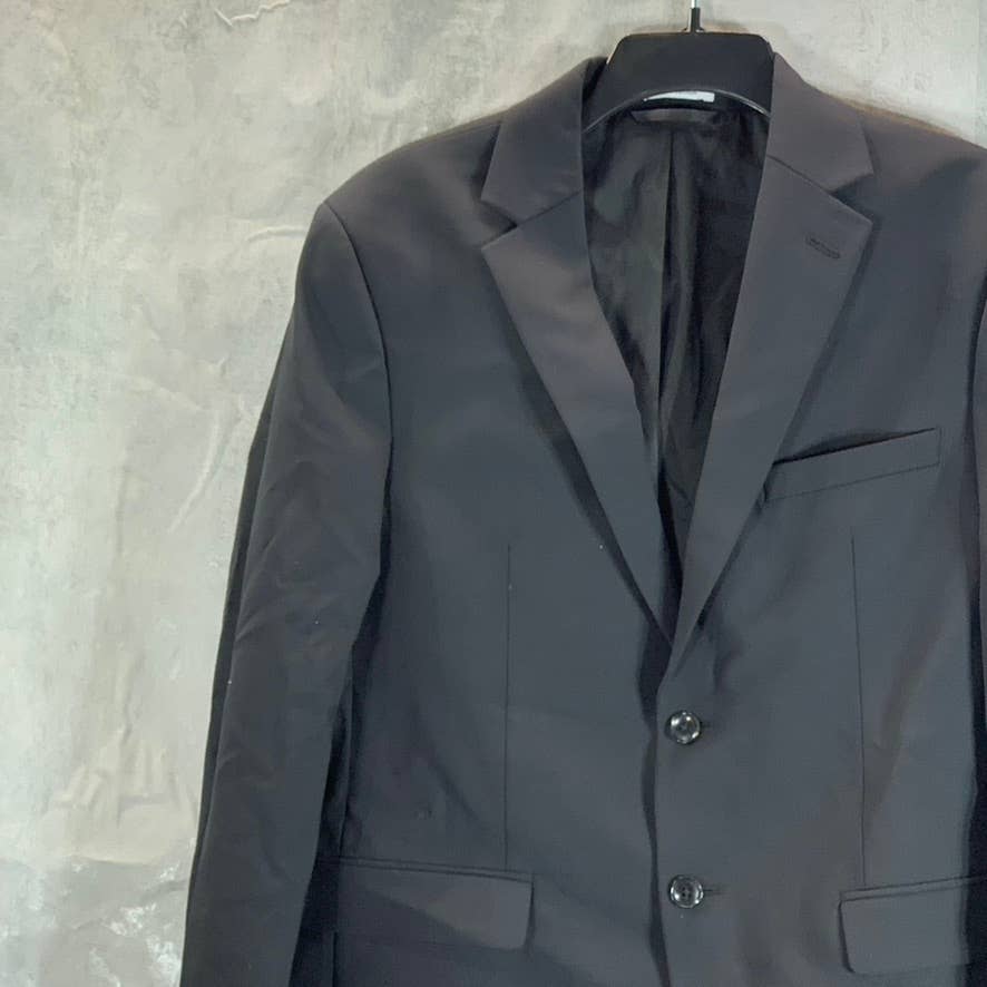 BAR III Men's Black Skinny-Fit Two-Button Wrinkle-Resistant Suit Jacket SZ 42S