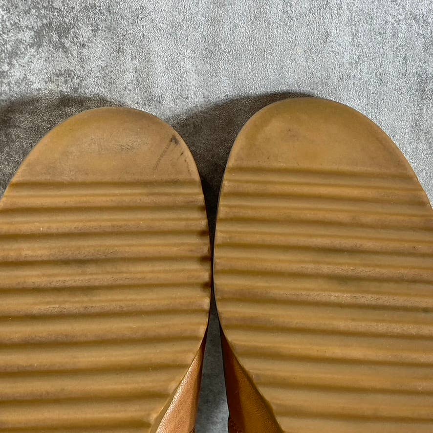 STYLE & CO Women's Coffee Smooth Faux-Leather Nouraa Round-Toe Slip-On Flats