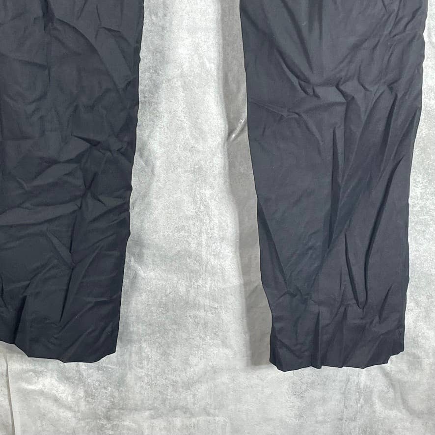 CALVIN KLEIN Men's Black Solid Slim-Fit Flat Front Dress Pants SZ 32X32