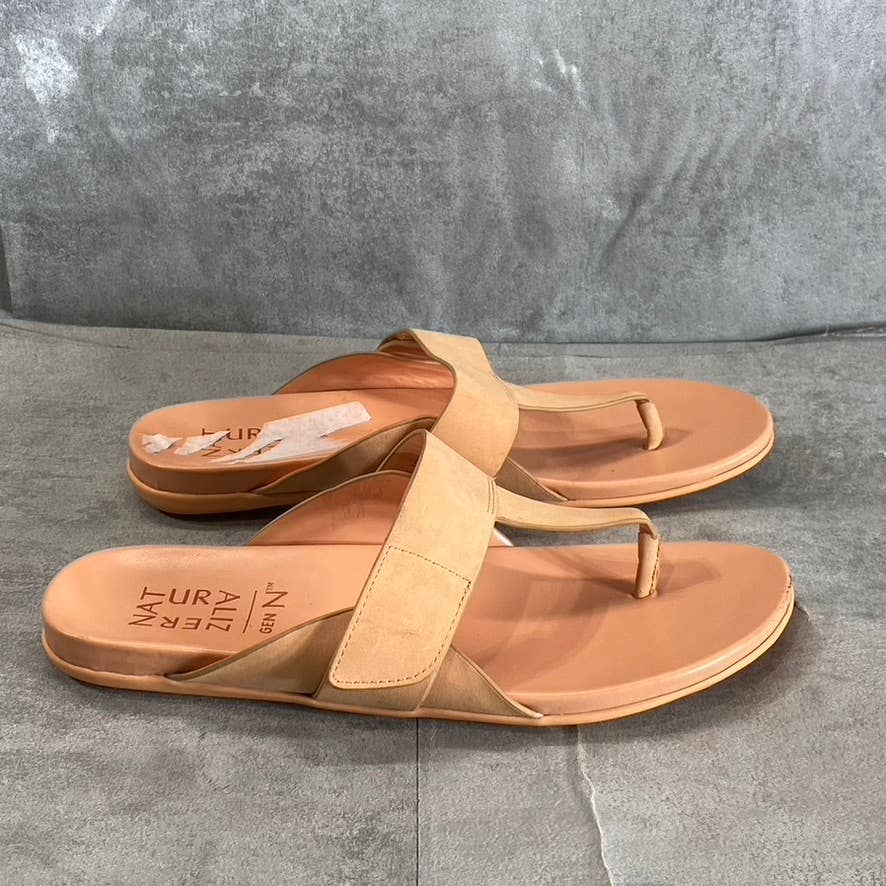 NATURALIZER Women's Peach GenN-Twirl Slip-On Thong Sandals SZ 8