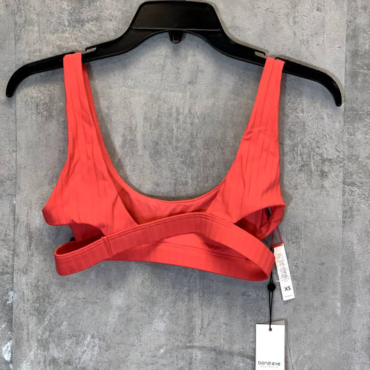 BOUND By BOND-EYE Women's Orange Cutout Pullover Bikini Top SZ XS