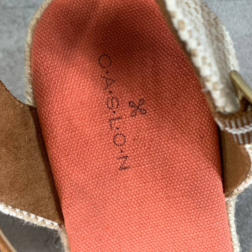 CASLON Women's Coral Saggitario Ankle-Strap Wedge Espadrille Sandals SZ 8