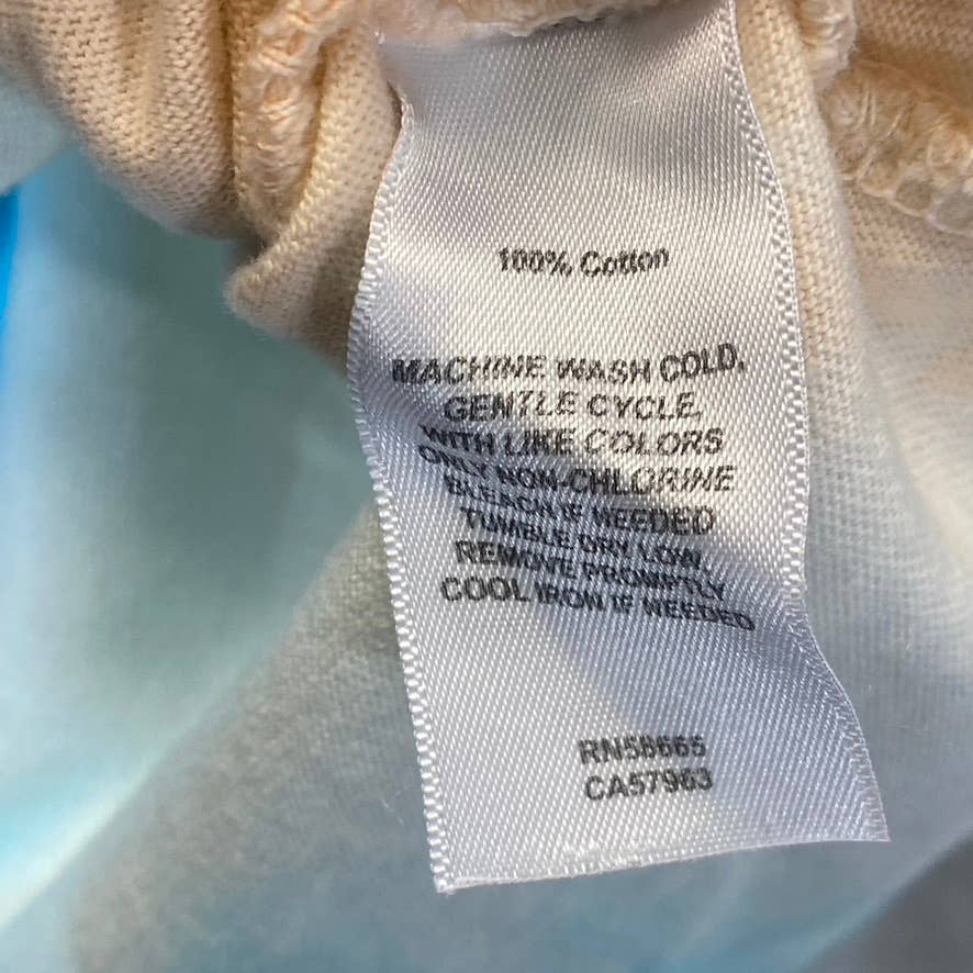 ABOUND Women's Blue-Orange Tie-Dye Raw Hem Crewneck T-Shirt SZ M