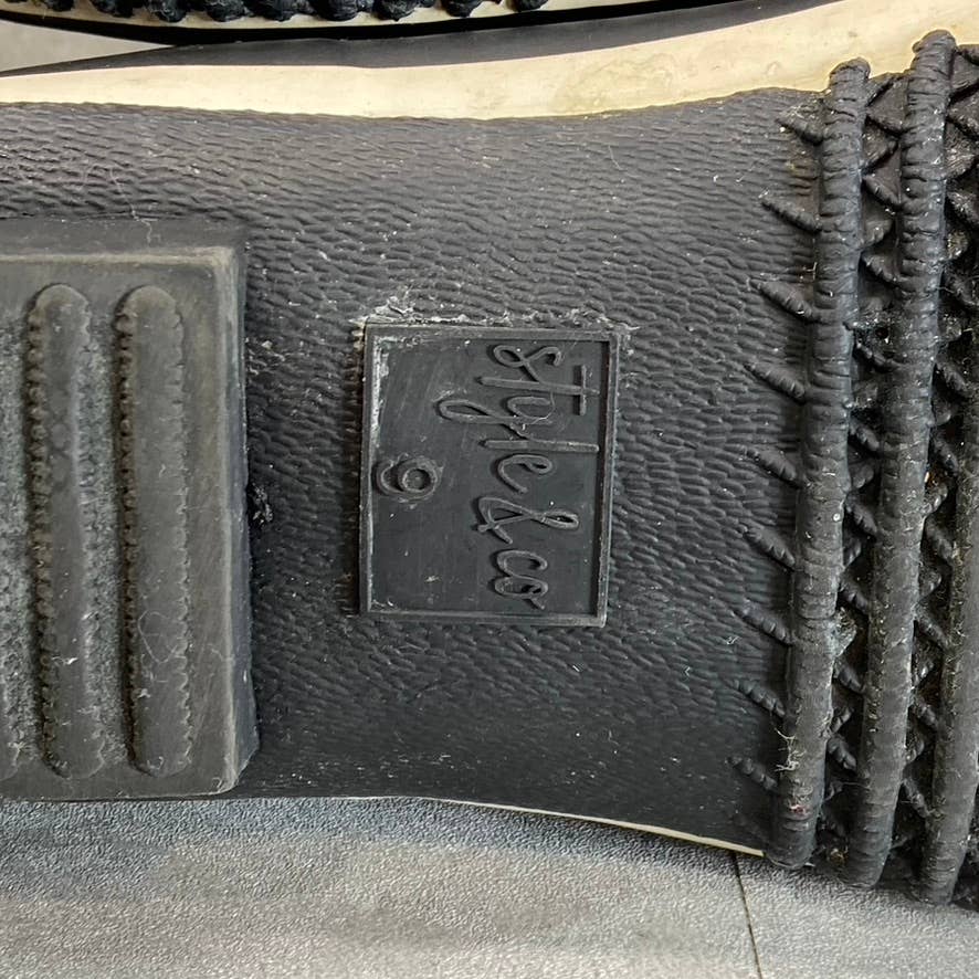 STYLE & CO Women's Black Smooth Heidie Cold-Weather Waterproof Slip-On Duck Boot