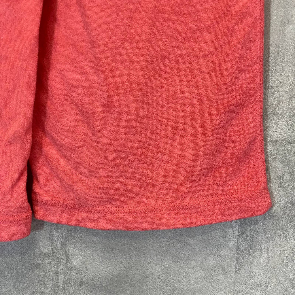 JONES NEW YORK Women's Fresh Coral Textured Drawstring Wide-Leg Pull-On Pants SZ S