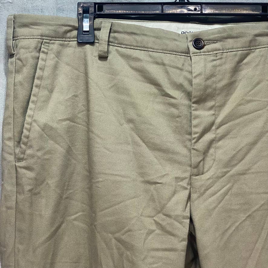DOCKERS Brown Classic Fit Easy Stretch Khaki Pants SZ 42X30