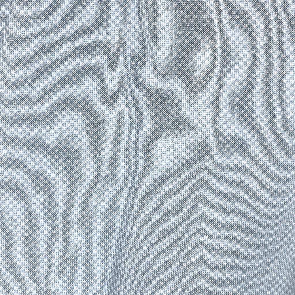 CLUB ROOM Men's Pale Glass Birdseye Mock-Neck Quarter-Zip Pullover Sweater SZ M