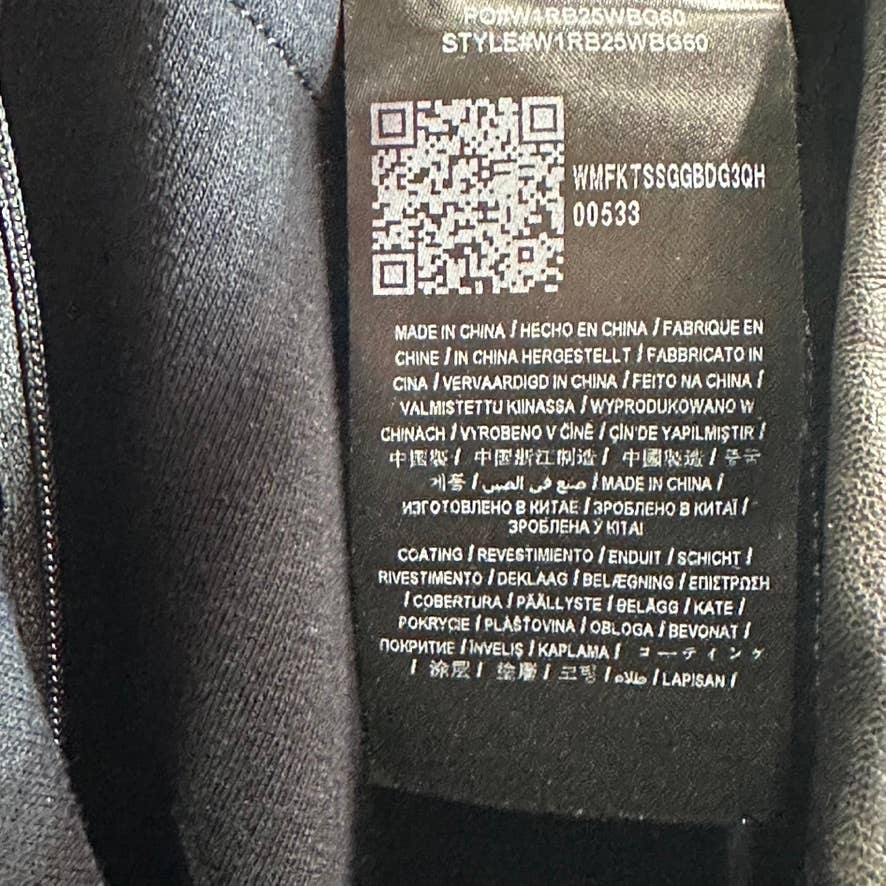 GUESS Women's Jet Black Faux-Leather Priscilla Side Zipper Pull-On Leggings SZXL