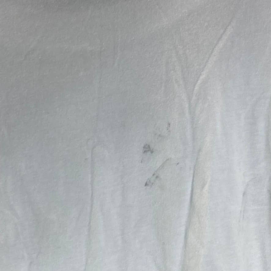 INC INTERNATIONAL Women's Bright White Crewneck Roll-Tab Oversized T-Shirt SZ2XL