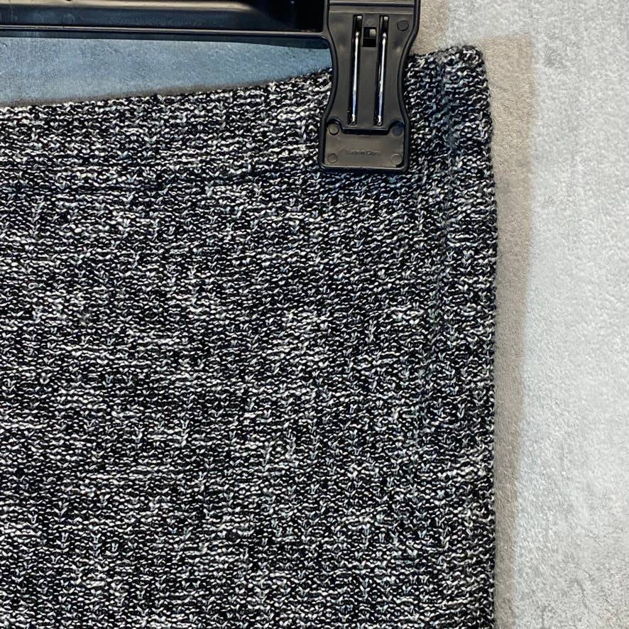 ABOUND Women's Black Stripe Marl Knit Lightweight Pull-On Joggers SZ M