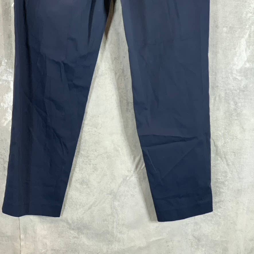 ALFANI Women's Petite Modern Navy Tapered Trouser Pants SZ 4P