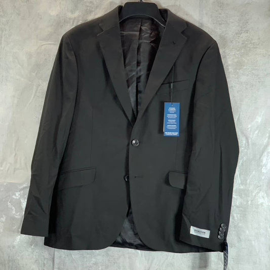 REACTION KENNETH COLE Men's Short Black Techni-Cole Slim-Fit Suit Jacket SZ 40S