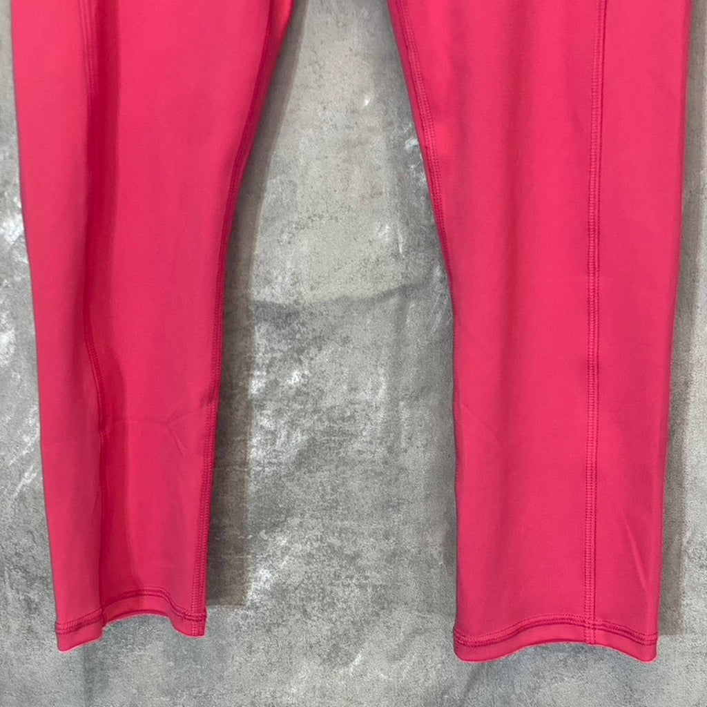 RBX Women’s Rose Pink High-Waist Flexible Active Pull-On Capri Leggings SZ M