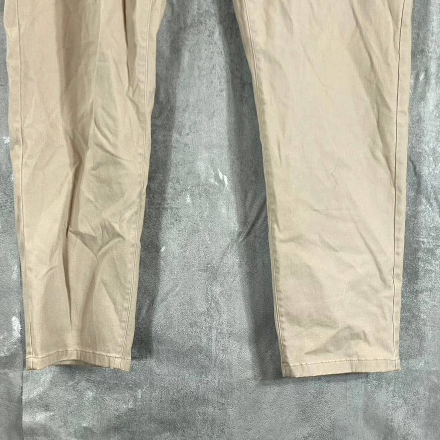 CALVIN KLEIN Women's Latte Stretch Cotton Twill Pants SZ 12