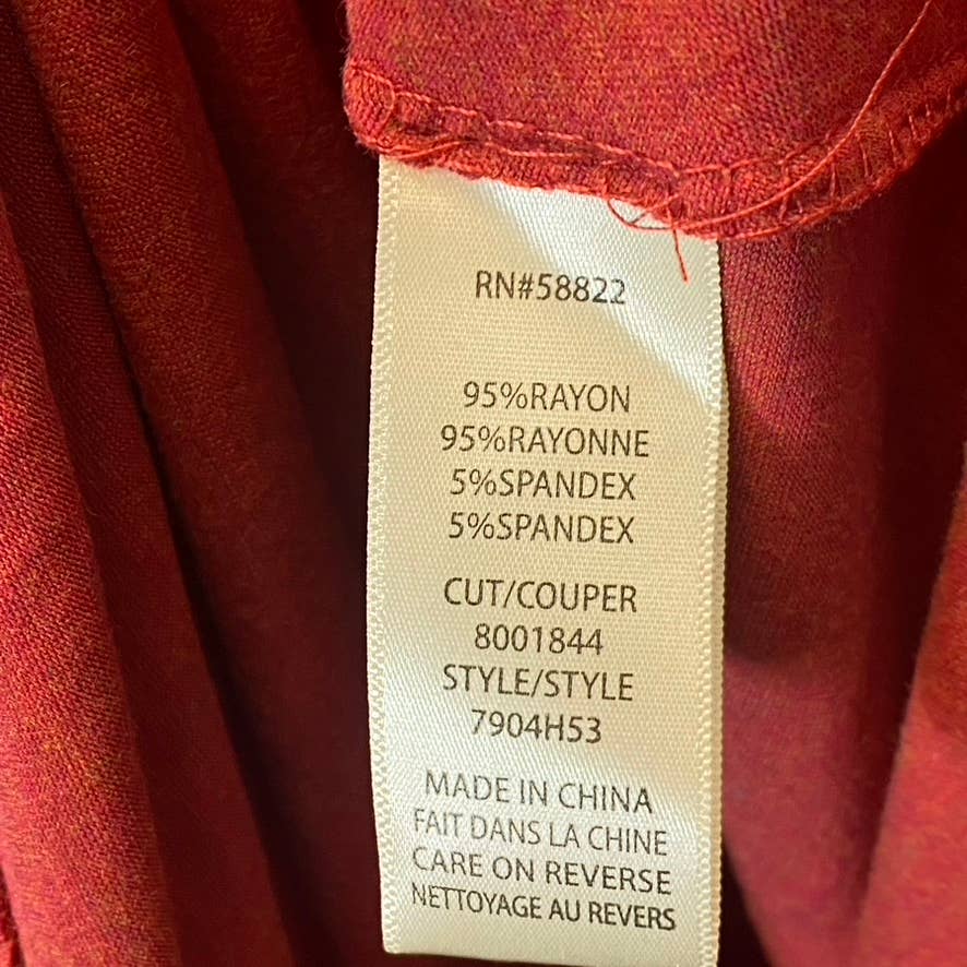MAX STUDIO Women's Hscarlet Sleeveless Ruffled Hem Mini Dress SZ L