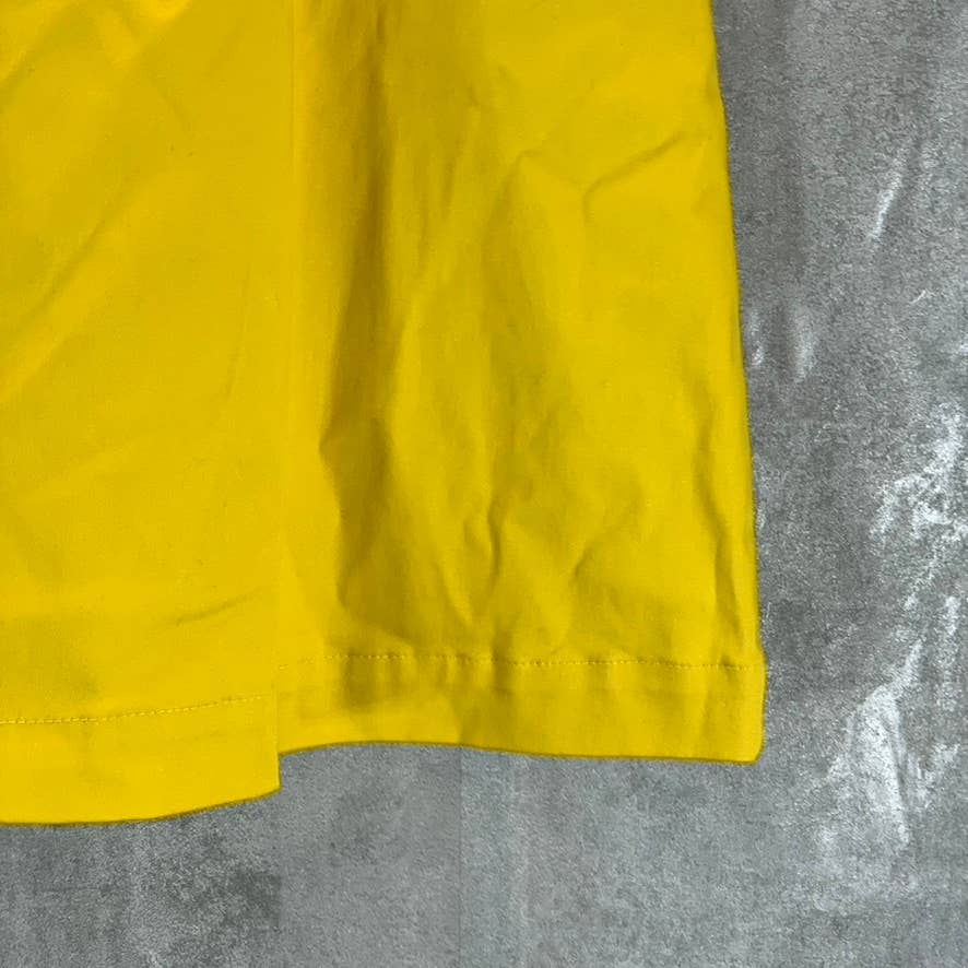 INC X ADE SAMUEL Women's Fresh Lemon Flap-Pocket Elastic Waist Sateen Skirt SZ L