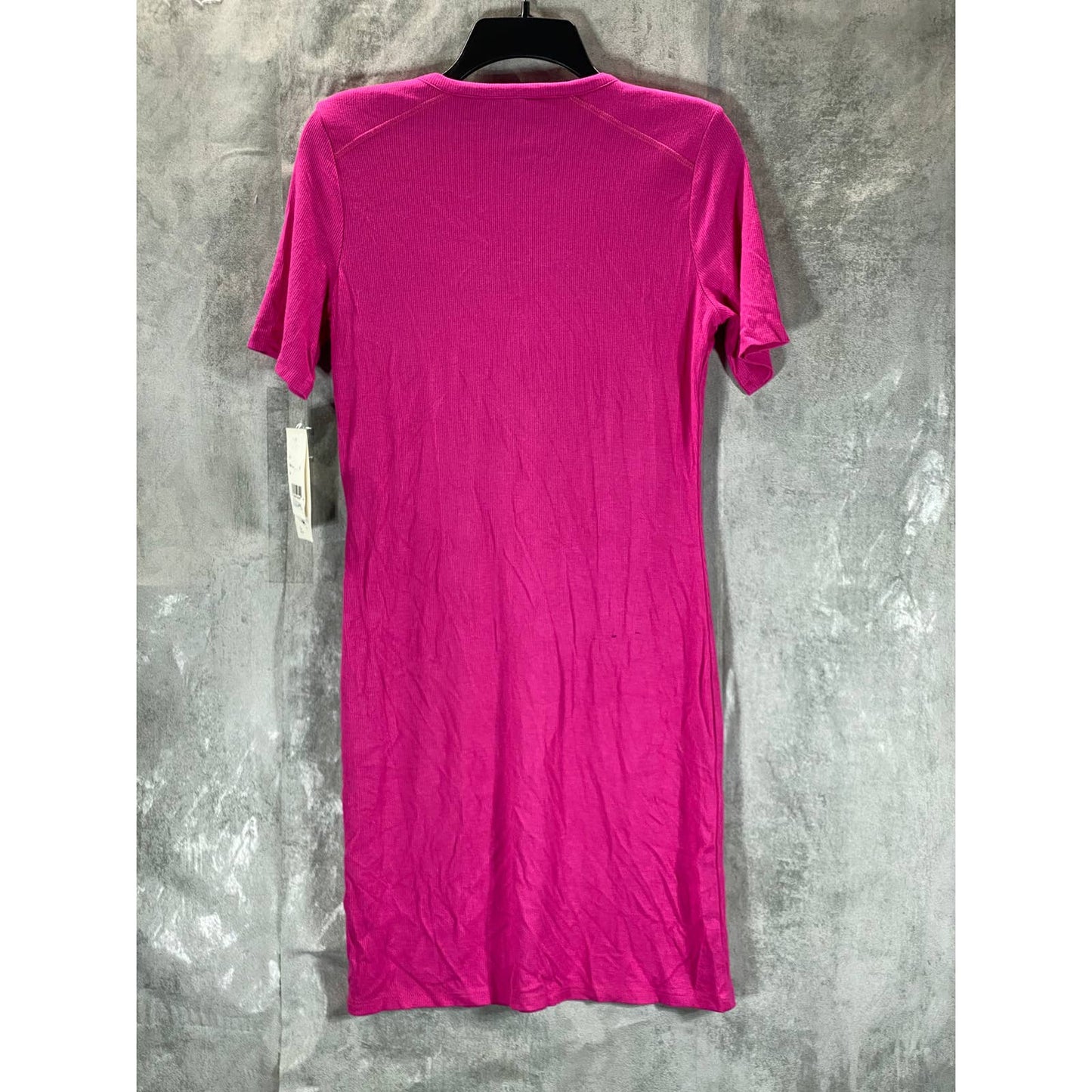 FRENCH CONNECTION Women's Wild Rosa Paze Ribbed Jersey Bodycon Mini Dress SZ 8