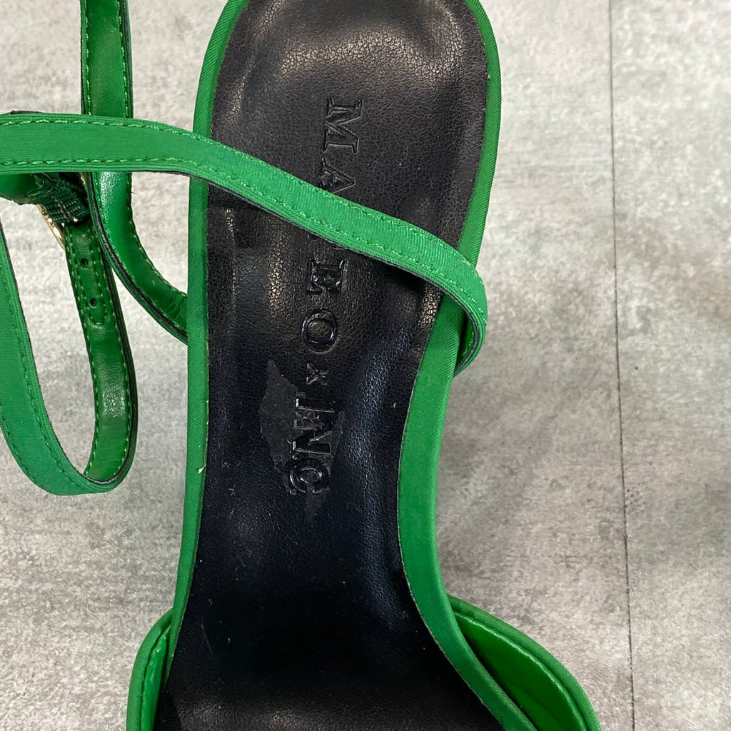 INC INTERNATIONAL CONCEPTS X MATEO Women's Green Victoria Gemstone Pumps SZ 6.5