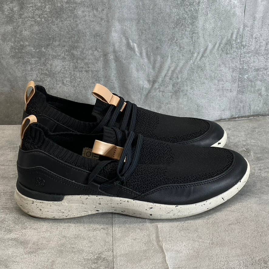 ROCKPORT Women's Black Knit TruFLEX Fly Washable Bungee Slip-On Sneakers SZ 9.5