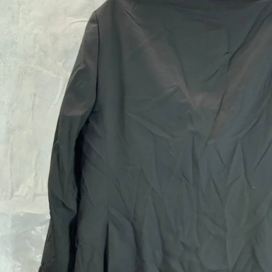 REACTION KENNETH COLE Men's Solid Black Techni-Cole Slim-Fit Suit Jacket SZ 42R