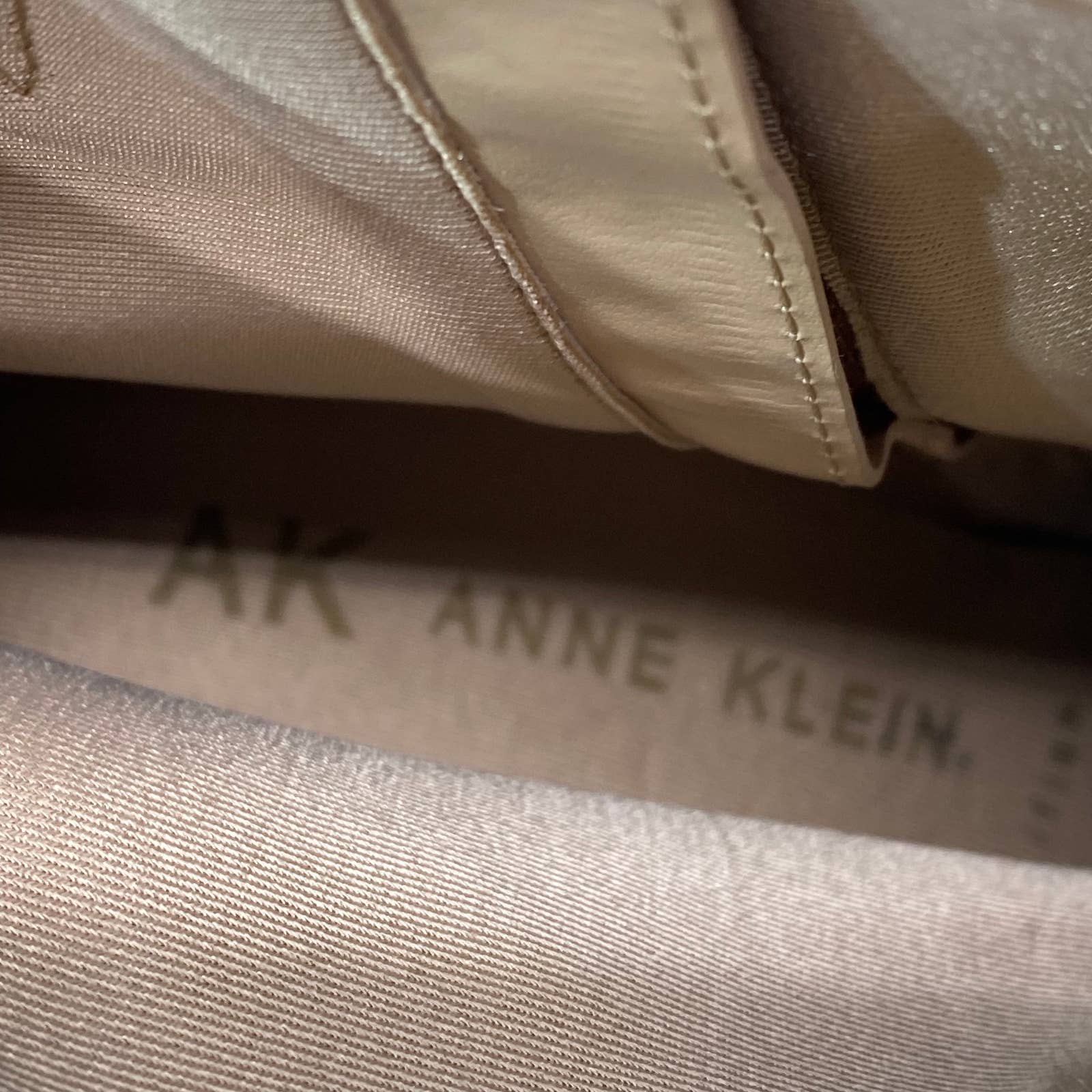 ANNE KLEIN Women's Dark Natural Sierra Square-Toe Block-Heel Booties SZ 7