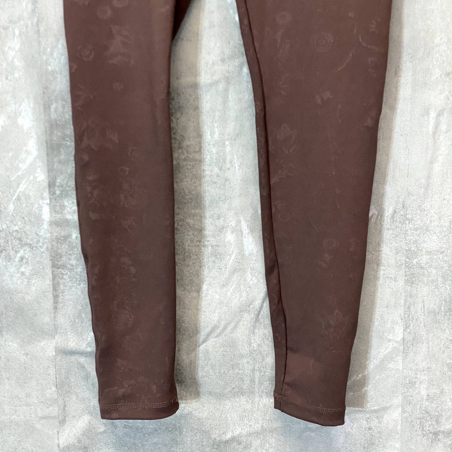 LAUNDRY By Shelli Segal Taupe Printed High-Waist Stretch Active Leggings SZ M
