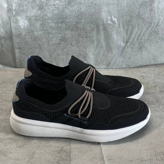 CLARKS Women's Black Combo Fabric Ezera Run Slip-On Sneakers SZ 6.5