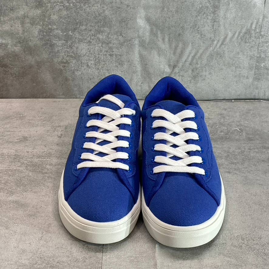 JOURNEE COLLECTION Women's Blue Jennings Lace-Up Foam Platform Sneakers SZ 6