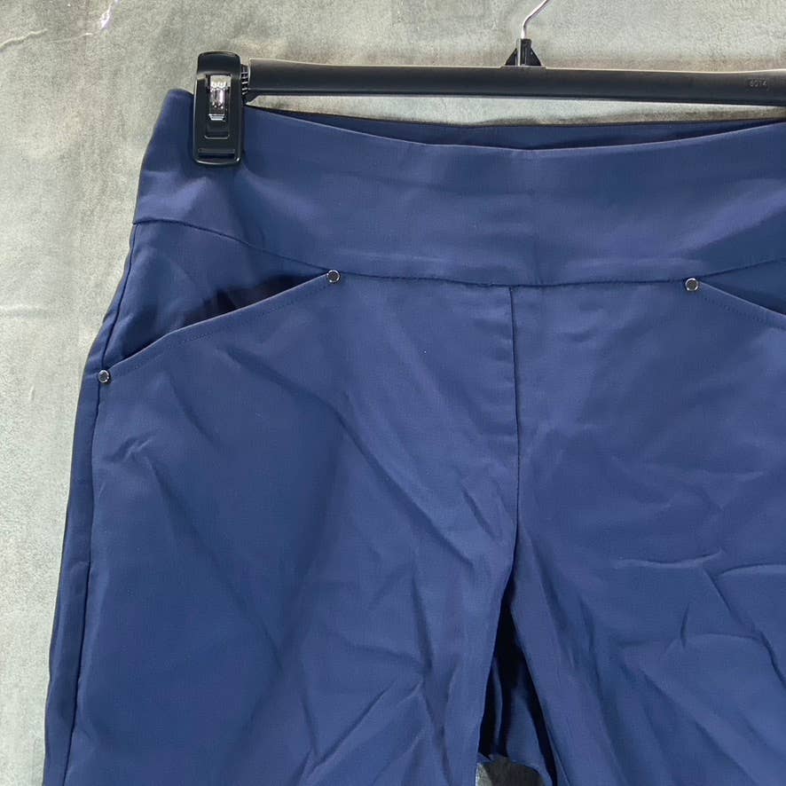 INC INTERNATIONAL Women's Deep Twilight Mid-Rise Bermuda Pull-On Shorts SZ 6