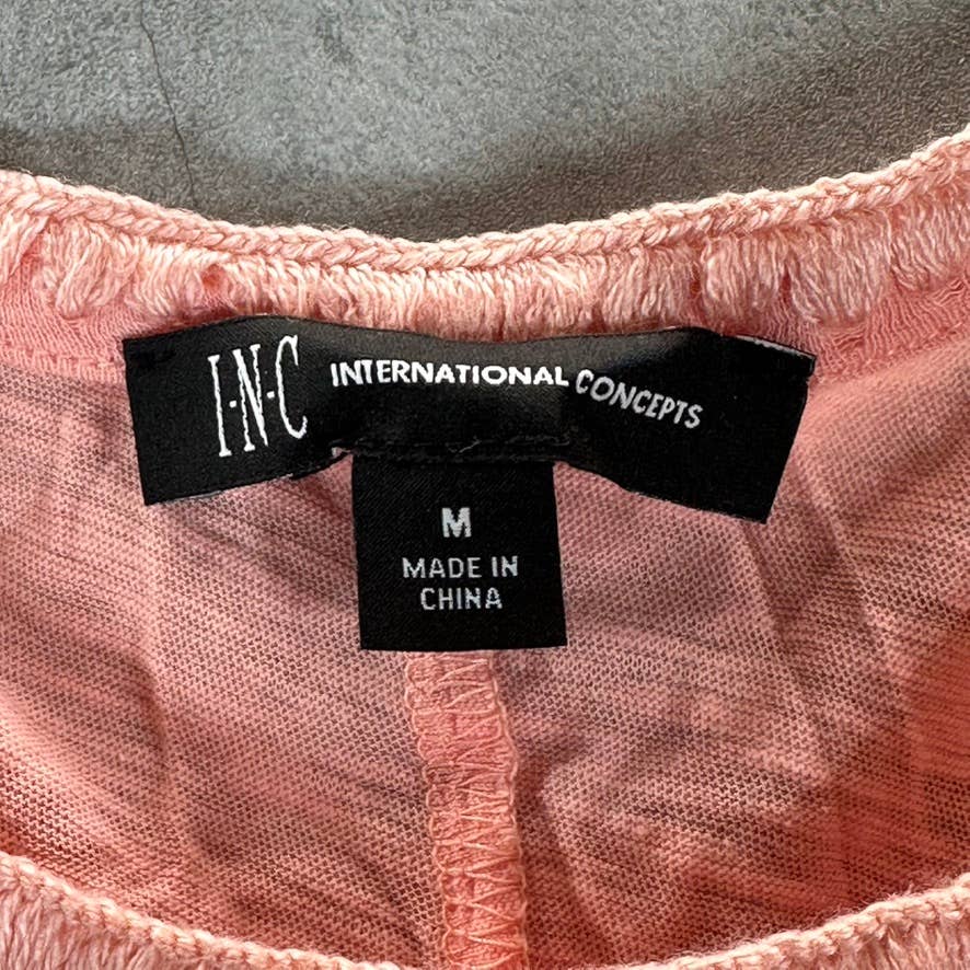 INC INTERNATIONAL CONCEPTS Women's Mango Beach Embroidered High-Low Tank SZ M