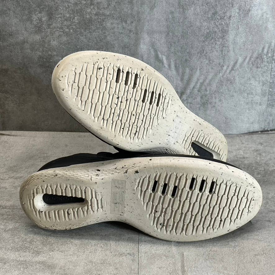 ROCKPORT Women's Black Knit TruFLEX Fly Washable Bungee Slip-On Sneakers SZ 9.5