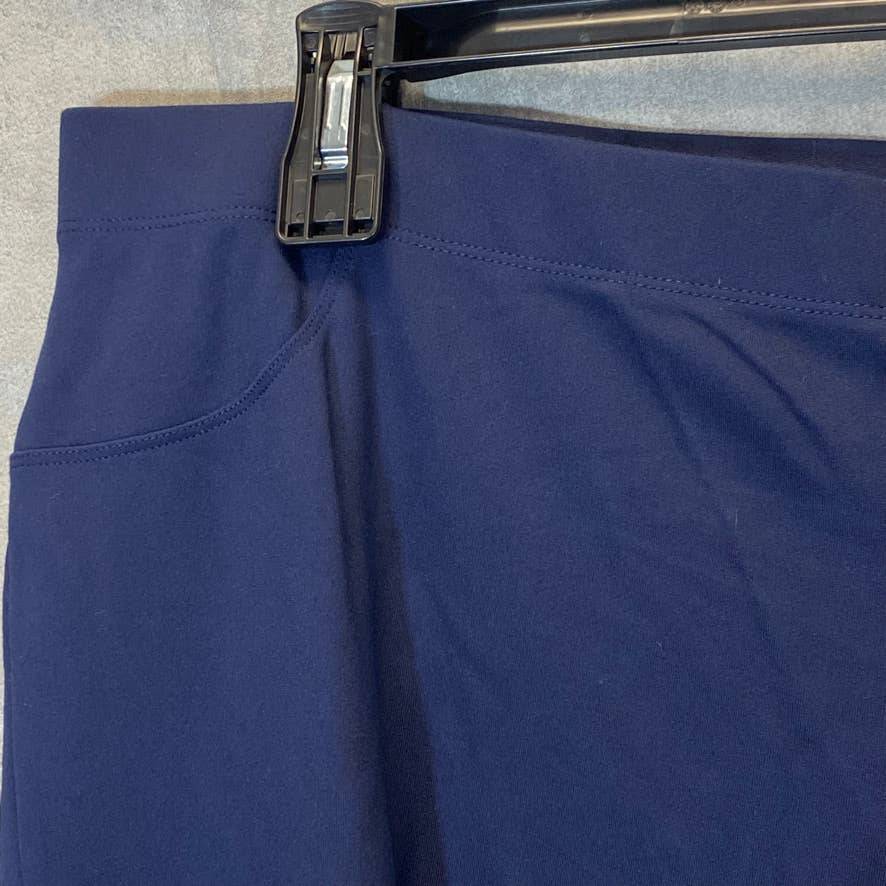 KAREN SCOTT Women's Plus Size Sport Navy High-Rise Comfort Pull-On Pants SZ 2X