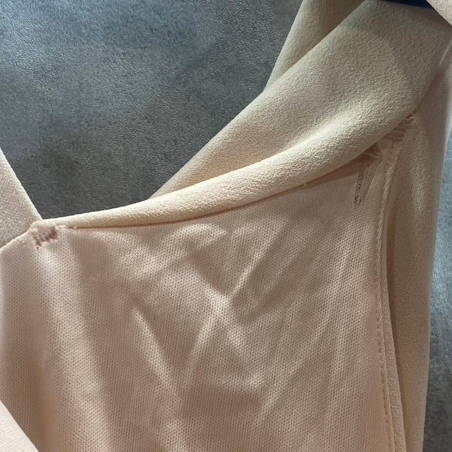 RACHEL RACHEL ROY Women's Light Pink Halter Knee-Length Sheath Dress SZ L