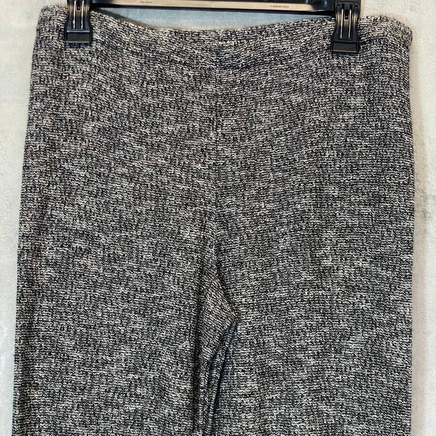 ABOUND Women's Black Stripe Marl Knit Lightweight Pull-On Joggers SZ M