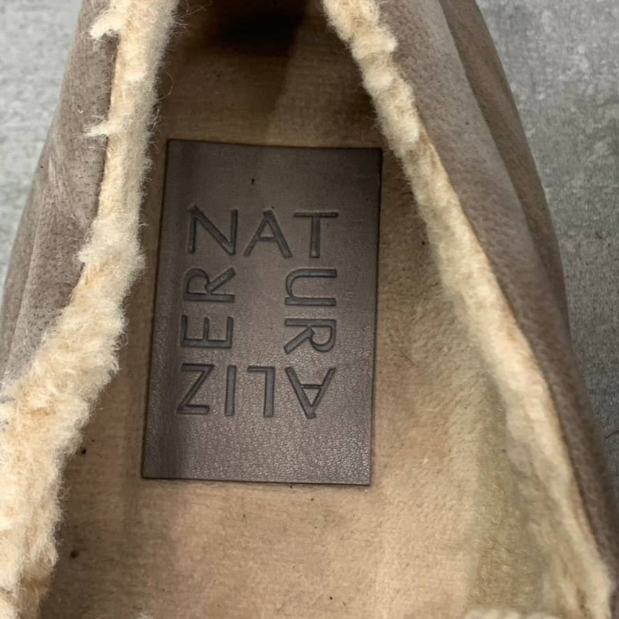 NATURALIZER Women's Modern Grey Leather Marianne Cozy Slip-On Sneakers SZ 10