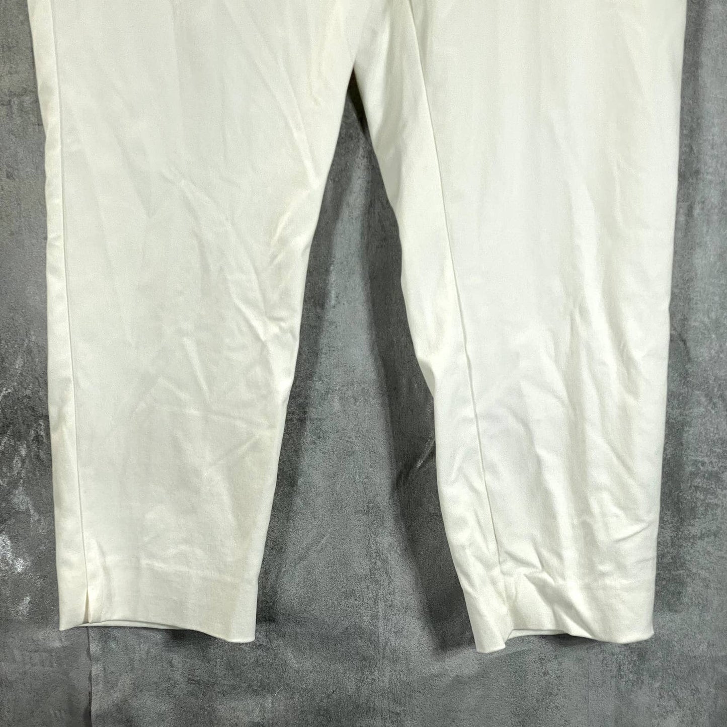 RILEY & RAE Women's White Pull-On Cropped Pants SZ 14