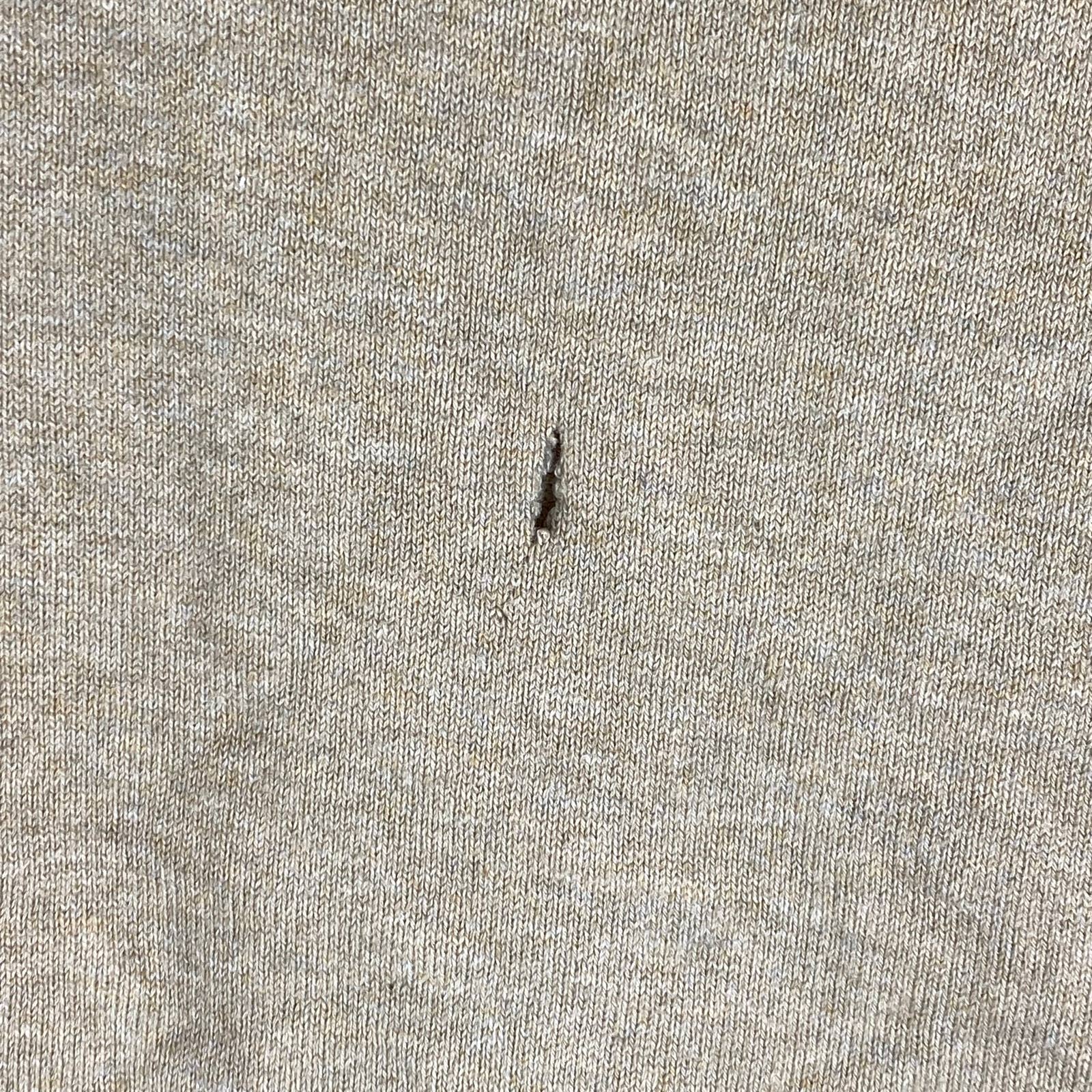 CLUB ROOM Men's Tan Solid V-Neck Pullover Sweater Vest SZ L