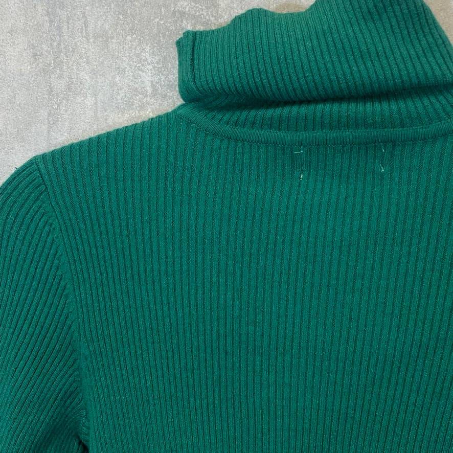 STYLE & CO Women's Petite Aventurine Ribbed Turtleneck Lightweight Pullover Sweater SZ P/S