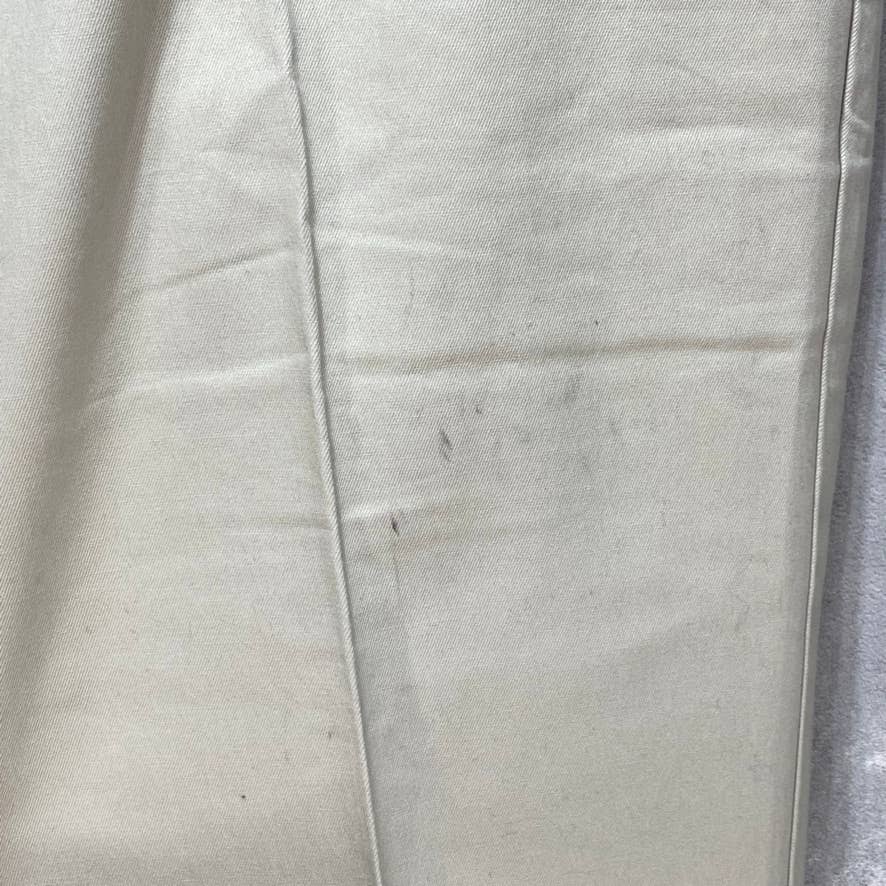 DOCKERS Tan Men's Signature Lux Straight Fit Creased Stretch Khaki Pants SZ 38X34