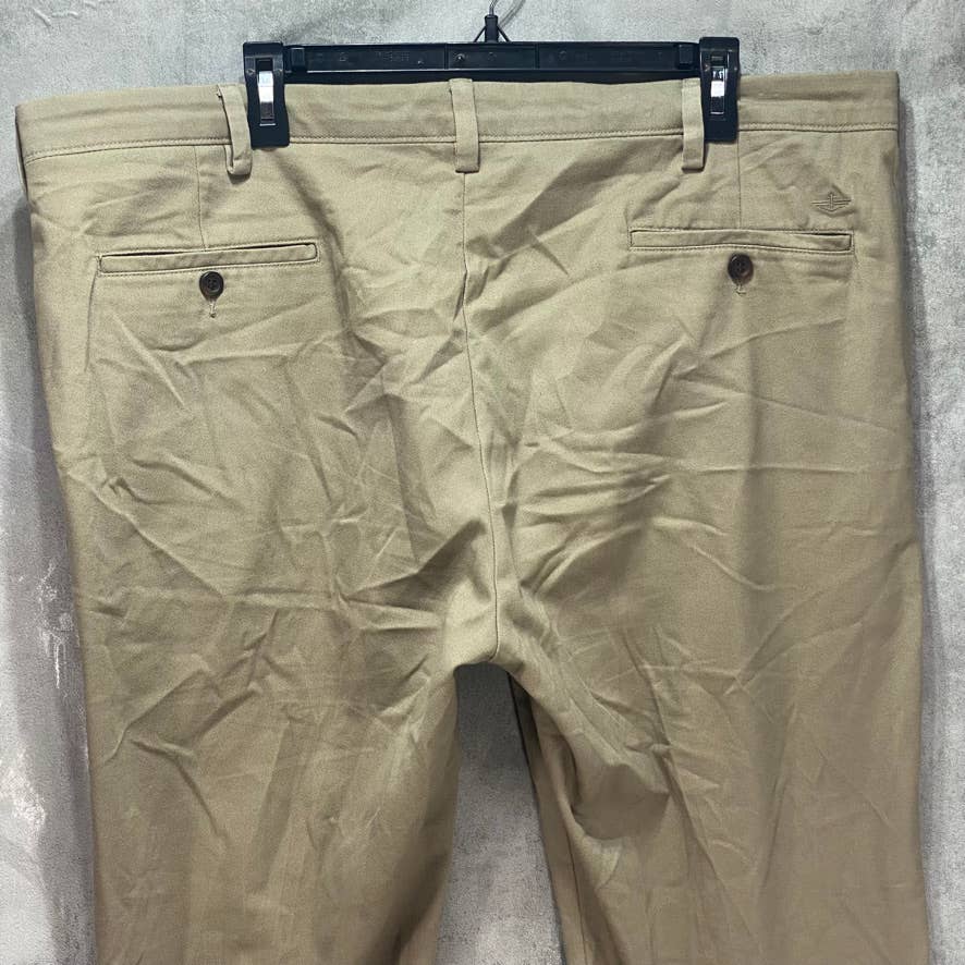 DOCKERS Brown Classic Fit Easy Stretch Khaki Pants SZ 42X30