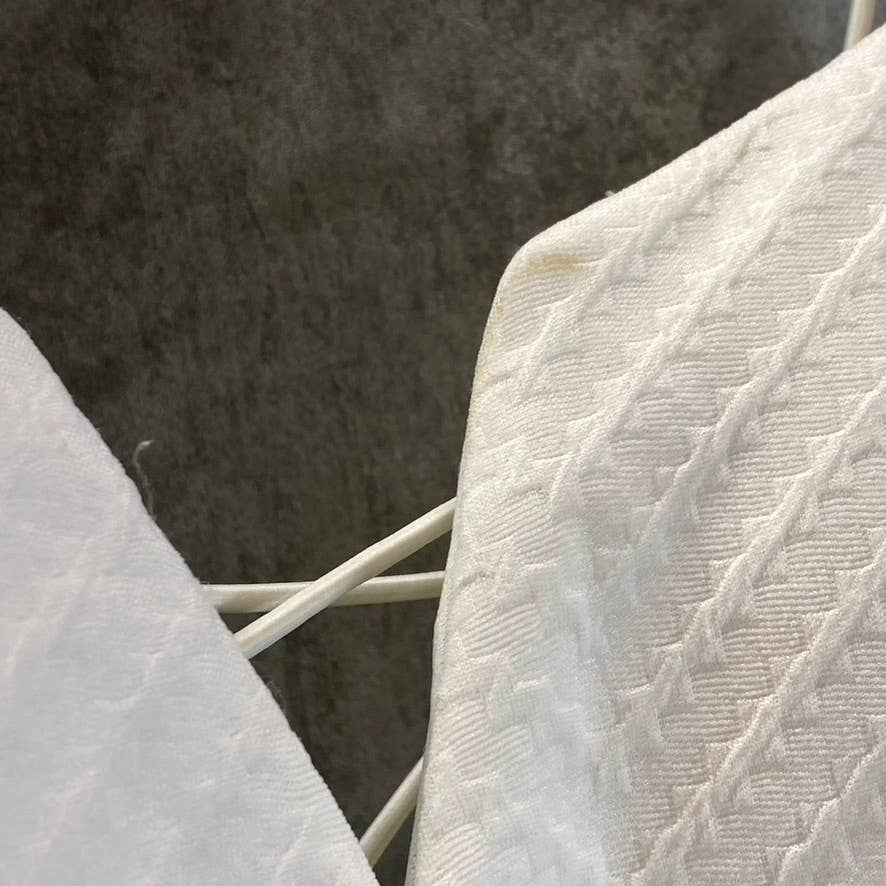 CITY STUDIO Juniors' Ivory V-Neck Lace-Up-Back Textured Fit & Flare Mini Dress