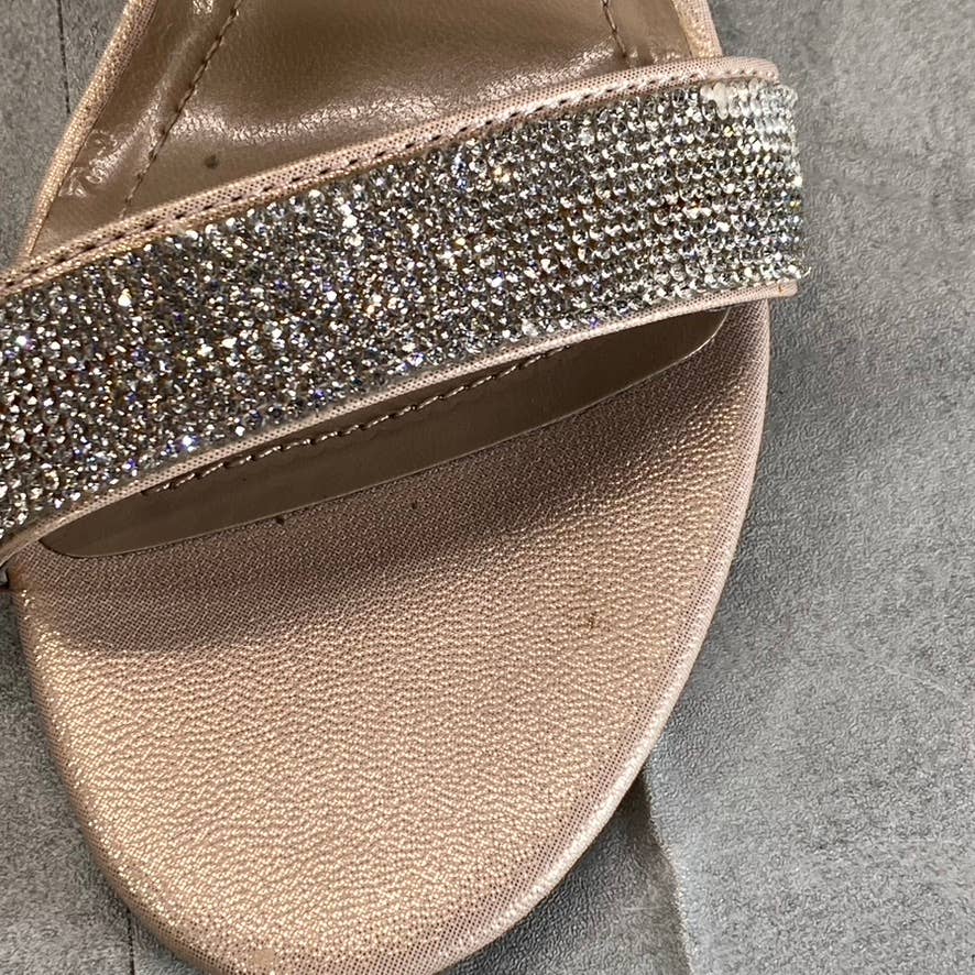 STYLE & CO Women's Blush-Silver Embellished Phillyis Two-Piece Evening Sandals